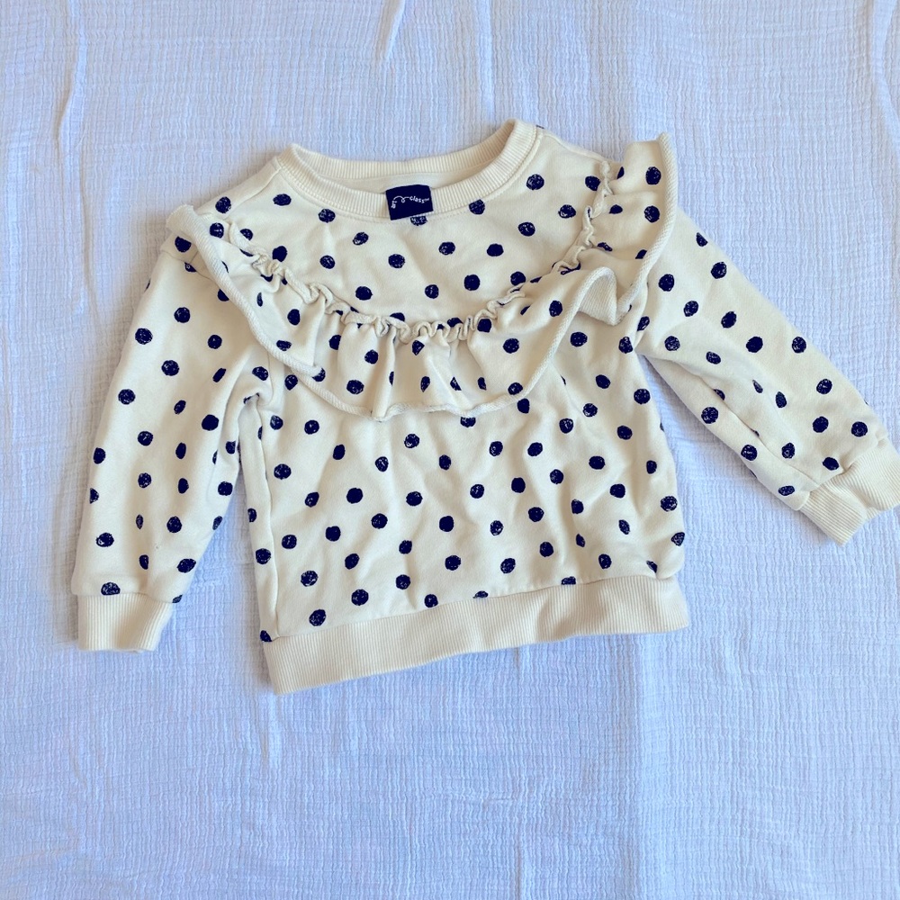 Polka dot sweater